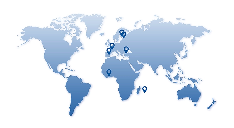 Secodi Power Systems : International presence PSD Map